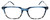 Eyebobs Above Board 607 Designer Unisex Square Eyeglasses in Shiny Blue Tortoise Eyeglasses 50 mm