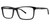 Big and Tall 19 Designer Prescription Eye Glasses in Matte Black 58 mm :: Rx Single Vision