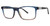 Big and Tall 17 Designer Prescription Eye Glasses in Matte Blue Fade Tortoise 58 mm:: Rx Bi-Focal