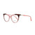 Guess Designer Reading Glasses GU3031-077 in Light Pink Tortoise 52mm Rx Single Vision