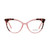 Guess Designer Reading Glasses GU3031-077 in Light Pink Tortoise 52mm Rx Single Vision