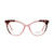 Guess Designer Reading Glasses GU3031-077 in Light Pink Tortoise 52mm Progressive