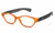 Calabria R544S Designer Eyeglasses in Orange-Grey :: Rx Single Vision