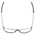 Top View of Porsche Design P8280-A-59 Designer Reading Eye Glasses with Custom Cut Powered Lenses in Black Gun Metal Unisex Aviator Full Rim Titanium 59 mm