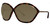 Close Up View of Tom Ford TF529-53F Bella Ladies Sunglasses Tortoise Brown Gold & Green Grey 71mm