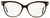 Front View of Tom Ford TF5421-052 Designer Bi-Focal Prescription Rx Eyeglasses in Tortoise Havana Brown Gold Ladies Cateye Full Rim Acetate 55 mm