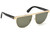 Top View of Tom Ford TF570-28C Stephanie Sunglasses Rose Gold Black & Grey Smoke Mirror 60mm
