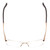 Top View of Porsche Design P8213-A-55 mm Semi-Rimless Designer Reading Glasses Antique Gold