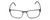 Front View of Porsche Design P8291-A-55 mm Designer Reading Glasses Gun Metal Grey&Gloss Black