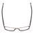 Top View of Porsche Design P8291-A-55 Designer Reading Eye Glasses with Custom Cut Powered Lenses in Gun Metal Grey&Gloss Black Unisex Square Full Rim Titanium 55 mm