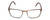 Front View of Porsche Design P8291-C-55 Designer Single Vision Prescription Rx Eyeglasses in Satin Brown&Matte Marble Horn Unisex Square Full Rim Titanium 55 mm