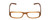 Front View of Dolce & Gabbana DG1149 Women's Designer Reading Glasses Camel Brown Caramel 50mm