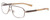 Profile View of Porsche Designs P8193-B Unisex Oval Designer Reading Glasses Titanium Grey 58 mm