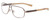Profile View of Porsche Designs P8193-B Designer Progressive Lens Prescription Rx Eyeglasses in Titanium Grey Unisex Oval Full Rim Titanium 58 mm