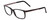 Profile View of Porsche Designs P8208-A Designer Single Vision Prescription Rx Eyeglasses in Black Gun Metal Unisex Oval Full Rim Acetate 53 mm