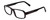 Profile View of Porsche Designs P8215-A Unisex Designer Reading Glasses Black Carbon Fiber 55 mm