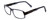 Profile View of Porsche Designs P8215-C Designer Progressive Lens Prescription Rx Eyeglasses in Crystal Blue Grey Carbon Fiber Unisex Square Full Rim Acetate 55 mm
