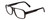 Profile View of Porsche Designs P8217-A Designer Single Vision Prescription Rx Eyeglasses in Crystal Dark Grey Carbon Fiber Unisex Square Full Rim Acetate 56 mm