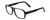 Profile View of Porsche Designs P8217-A Designer Progressive Lens Prescription Rx Eyeglasses in Crystal Dark Grey Carbon Fiber Unisex Square Full Rim Acetate 56 mm