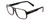 Profile View of Porsche Designs P8217-C Designer Single Vision Prescription Rx Eyeglasses in Light Grey Carbon Fiber Unisex Square Full Rim Acetate 56 mm