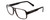 Profile View of Porsche Designs P8217-C Designer Progressive Lens Blue Light Blocking Eyeglasses in Light Grey Carbon Fiber Unisex Square Full Rim Acetate 56 mm