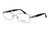 Salvatore Ferragamo Designer Eyeglasses 2106 in Silver-Black :: Custom Left & Right Lens