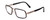 Profile View of Porsche Designs P8220-B Designer Bi-Focal Prescription Rx Eyeglasses in Matte Titanium Crystal Olive Green Unisex Square Full Rim Titanium 56 mm