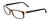 Profile View of Porsche Design P8243-A Unisex Oval Designer Reading Glasses Black Rose Pink/54mm