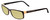 Profile View of Porsche Designs P8243-A Designer Polarized Reading Sunglasses with Custom Cut Powered Sun Flower Yellow Lenses in Black Rose Pink/Matte Unisex Oval Full Rim Acetate 54 mm