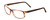 Profile View of Porsche Designs P8243-B Designer Progressive Lens Prescription Rx Eyeglasses in Striped Crystal Brown Matte Unisex Oval Full Rim Acetate 54 mm