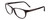 Profile View of Porsche Designs P8246-A Designer Single Vision Prescription Rx Eyeglasses in Black Unisex Oval Full Rim Acetate 56 mm