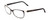 Profile View of Porsche Designs P8247-A Unisex Oval Designer Reading Glasses Black Crystal 55 mm