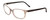 Profile View of Porsche Designs P8247-C Unisex Oval Reading Glasses in Crystal Grey Brown 55 mm