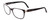 Profile View of Porsche Designs P8250-A Designer Single Vision Prescription Rx Eyeglasses in Black Layer Crystal Unisex Oval Full Rim Acetate 55 mm