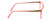 Side View of Porsche Designs P8266-D Designer Progressive Lens Blue Light Blocking Eyeglasses in Crystal Rose Gold Pink Unisex Cateye Full Rim Acetate 54 mm