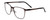 Profile View of Porsche Design P8275-C Unisex Designer Reading Glasses in Satin Brown Black 55mm