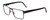 Profile View of Porsche Designs P8292-A Designer Single Vision Prescription Rx Eyeglasses in Satin Black/Matte Unisex Square Full Rim Metal 54 mm