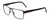 Profile View of Porsche Designs P8292-A Designer Progressive Lens Prescription Rx Eyeglasses in Satin Black/Matte Unisex Square Full Rim Metal 54 mm