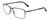 Profile View of Porsche Design P8293D Unisex Designer Reading Glasses Satin Blue Grey Matte 55mm