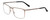 Profile View of Porsche Designs P8294-C Designer Reading Eye Glasses with Custom Cut Powered Lenses in Silver Black Unisex Square Full Rim Titanium 54 mm