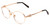 Profile View of Chopard VCHC52S-08FC Designer Progressive Lens Prescription Rx Eyeglasses in Polished Copper Gold Ladies Round Full Rim Metal 51 mm