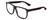 Profile View of GUCCI GG0010S Designer Single Vision Prescription Rx Eyeglasses in Gloss Black on Matte Unisex Retro Full Rim Acetate 58 mm