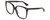 Profile View of GUCCI GG0022S Designer Reading Eye Glasses in Gloss Black Gold Logo Ladies Cateye Full Rim Acetate 57 mm