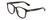 Profile View of GUCCI GG0637SK Designer Bi-Focal Prescription Rx Eyeglasses in Gloss Black Gold Logo Mens Cateye Full Rim Acetate 56 mm