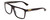 Profile View of GUCCI GG0748S Designer Reading Eye Glasses in Gloss Black Gold Logo Mens Square Full Rim Acetate 58 mm