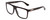 Profile View of GUCCI GG0748S Designer Bi-Focal Prescription Rx Eyeglasses in Gloss Black Gold Logo Mens Square Full Rim Acetate 59 mm
