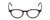 Front View of Ernest Hemingway H4912 Designer Bi-Focal Prescription Rx Eyeglasses in Amber Brown Leopard Animal Print/Silver Accents Unisex Round Full Rim Acetate 47 mm