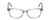 Front View of Ernest Hemingway 4876 Unisex Cateye Eyeglasses in Light Grey Crystal/Silver 53mm