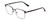 Profile View of Ernest Hemingway H4890 Designer Bi-Focal Prescription Rx Eyeglasses in Gloss Black/Shiny Gun Metal Unisex Cateye Full Rim Stainless Steel 53 mm