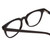 Close Up View of Ernest Hemingway H4900 Unisex Cateye Eyeglasses Gloss Black/Silver Accents 52 mm